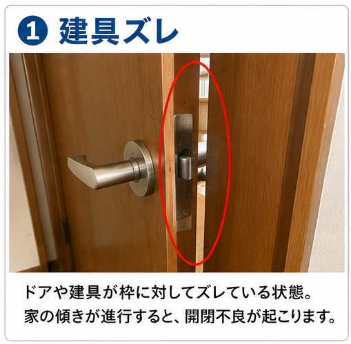 建具ズレ
